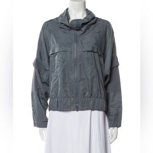 Stella McCartney for Adidas Utility Bomber Jacket Suede Cotton Size Medium